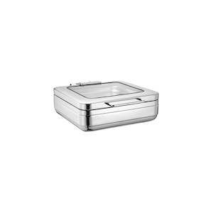 Chef Inox
Induction Chafer Rectangular Stainless Steel 2/3 Size with Glass Lid