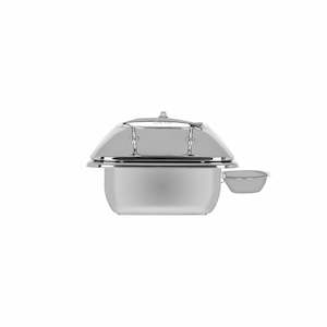 Chef Inox
Deluxe Chafer Rectangular 1/2 Size with Glass Lid & Side Dish