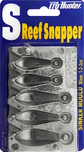 Pro Hunter Small Reef Sinker Mould Reef 1oz, 2oz, 3oz