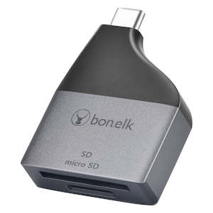 Bonelk USB-C to MicroSD/SD Adapter (Space Grey)