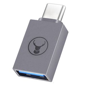 Bonelk: Bonelk USB-C to USB-A 3.0 Adapter (Space Grey)