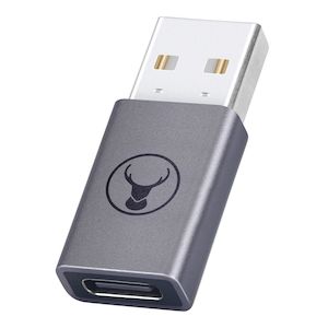 Bonelk: Bonelk USB-A to USB-C 3.0 Adapter (Space Grey)