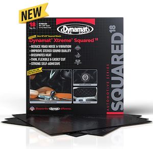 Dynamat: Dynamat Xtreme Squared Sound Deadening Squared 18 Pack