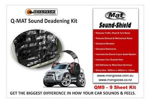 Mongoose Q-MAT BULK PACK SOUND DEADENING 9 SHEETS (alternative to Dynamat)