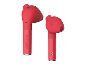 Defunc TRUE PLUS Wireless Earbuds Earphones - Red D4223 7350080718498