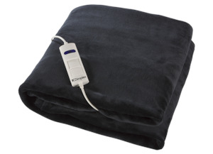 Dimplex Dream Easy Micro Fleece Heated Throw Blanket - Charcoal Brown