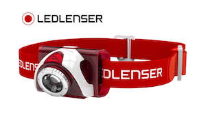 Ledlenser SEO5 Headlamp Head Lamp Torch - Red 6006