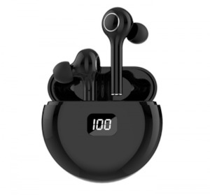 Bluetooth Wireless Earphone TWS13 Waterproof Earbuds Black Mobile Outlet