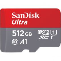 Products: SanDisk Ultra microSDXC Class 10 UHS-I U1 A1 100MB/s 512GB