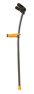 Crutches: Indesmed Crutch Carbon Fibre Height Adjustable Forearm