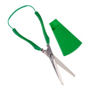 LH (Green) Easi Grip Scissor PETA