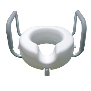 4″ Raised Toilet Seat with Arms