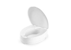 Vitility Raised 4″ toilet seat – with lid