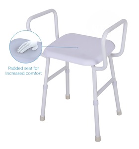 Padded Shower Stool W/Arms