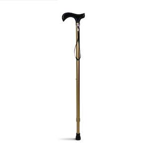 T Handle Cane - Gold