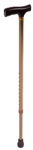 T Handle Cane - Bronze