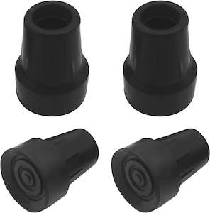 Replacement Rubber Cane Tip - Heavy Duty - BROWN or BLACK