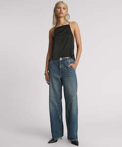 Clothing: ONE TEASPOON - Blue Thunder Western Wonders Mid Waist Jeans