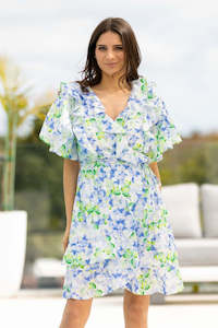 Pre Order: AUGUSTINE - Allie Dress Blue Floral