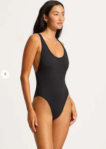 Womenswear: SEAFOLLY - Retro One Piece (Black)