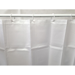 Products: Shower curtain w/ rings 2.4x1.8 - white