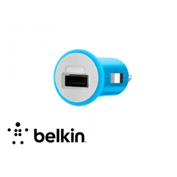 Belkin micro car charger - blue