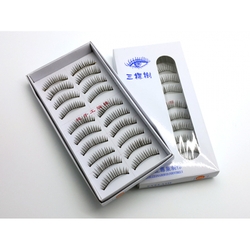 Eyelashes - 20 pairs thin