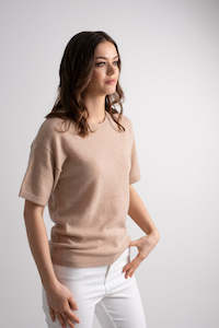 Short Sleeve Cashmere Sweater