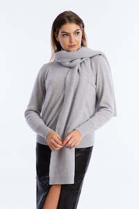 Ribbed Cashmere Scarf