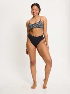 SmileyWorld® | Modibodi Hi Waist Brief Super-Overnight Black