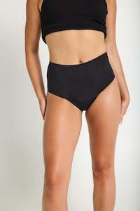 Seamfree Full Brief Moderate-Heavy Black