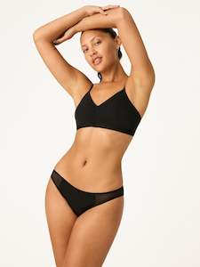 Lucia Bikini Brief Light-Moderate Noir Black