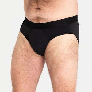 Men: Mens Brief Moderate-Heavy Black