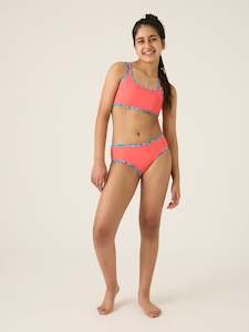 Teen Swimwear: Teen Swimwear Bikini Brief Light-Moderate Pink Coral