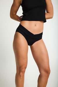 Maternity Brief Super-Overnight Black