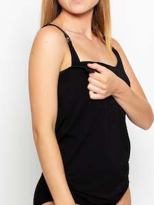 Breastfeeding Singlet Light-Moderate Black