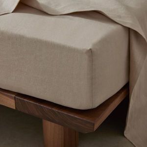 Weave Ravello Linen Fitted Sheet | Shell