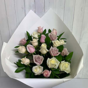 Stunning Pastel Rose Bouquet- available in 2 sizes.