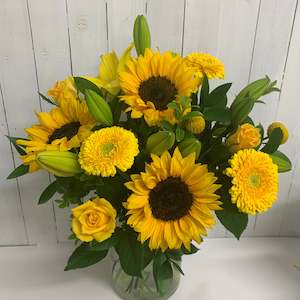 A Bunch of Sunshine -  lovely bouquet to brighten the day