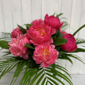 Florist: First of the season! Gorgeous Paeony Bouquet