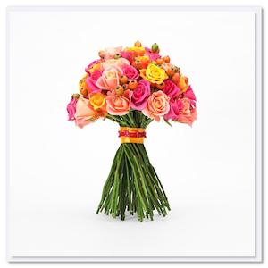 Card - Rose Bouquet