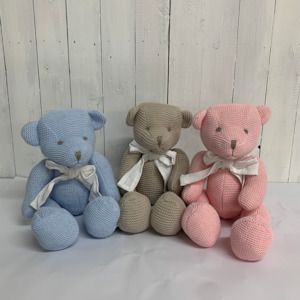 Gorgeous bears in 3 colours perfect for new baby gift