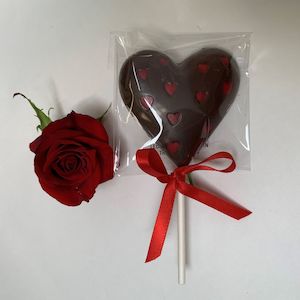 Melt My Heart  - Van H Chocolate Lollipop Heart