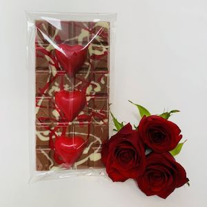 Choc Block of Love  - Van. H 100gram Chocolate Bar