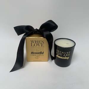 Perfect gift -  You Are Amazing Surmanti Candle Gingerbread or Christmas Lily fragrance