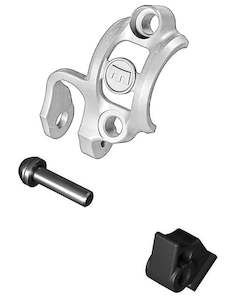 Bicycle and accessory: Magura Shiftmix Handlebar clamp for Shimano (silver, I-Spec 1 Right, off new bike)