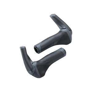 Bicycle and accessory: BBB Ergostyle Set w/ Bar Ends Grips black/grey