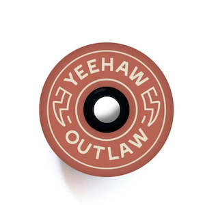 Bicycle and accessory: Ground Keeper Customs - Yeehaw Outlaw Terracotta Top Cap