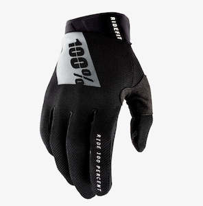 100% Ridefit Gloves Black