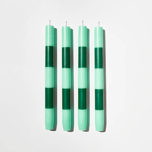 Fazeek Stripe Candle Jade/Green